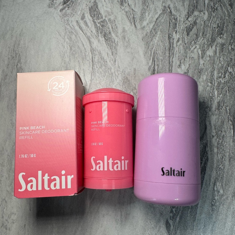 Saltair Pink Beach Skincare Deodorant Set